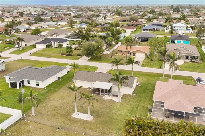 Aerial view featuring a residential view