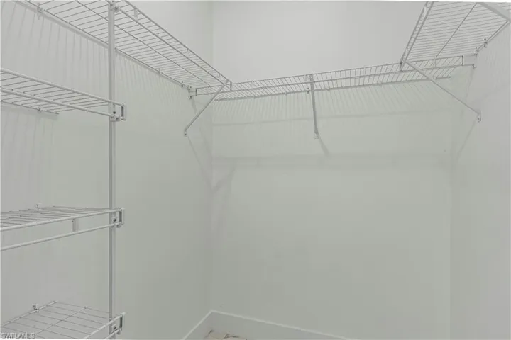 View of spacious closet