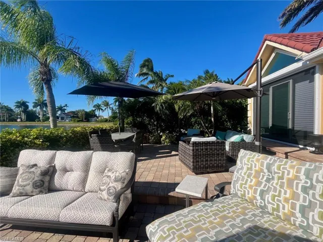 View of patio / terrace featuring an outdoor hangout area and outdoor dining area