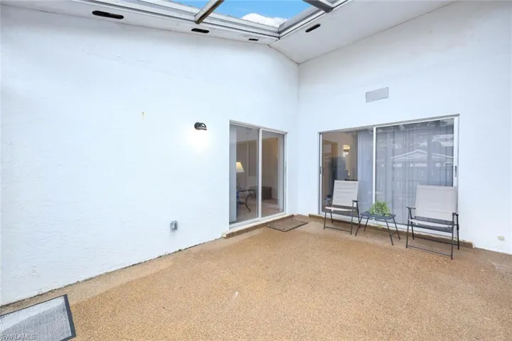 View of patio