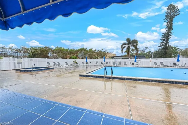 View of pool