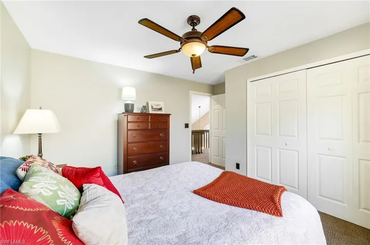 Upstairs Bedroom with large closet