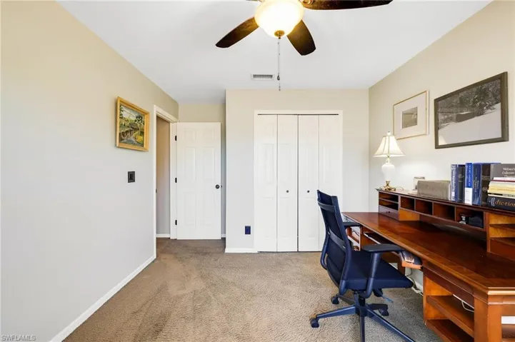 Upstairs Front Bedroom with Closet