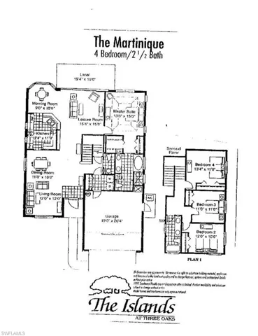 Martinique - reversed plan