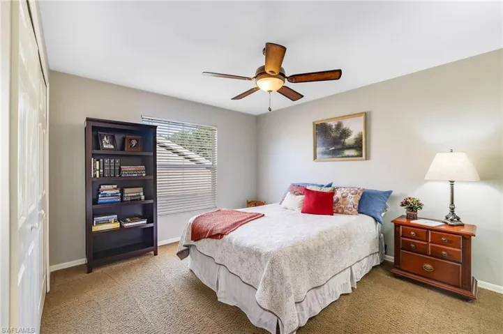 Upstairs bedroom with large closet