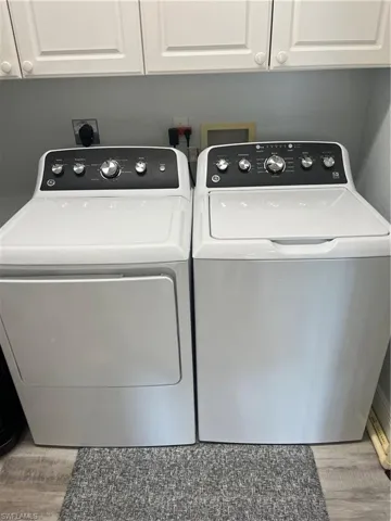 New washer and dryer installed