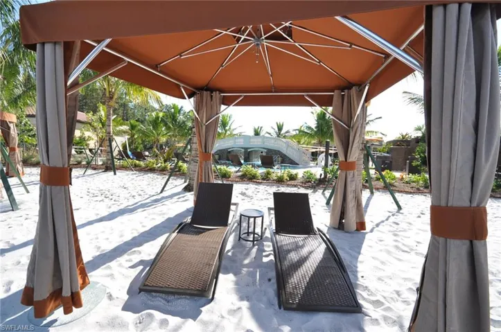 View of patio / terrace featuring a gazebo