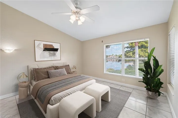 virtually stage primary bedroom