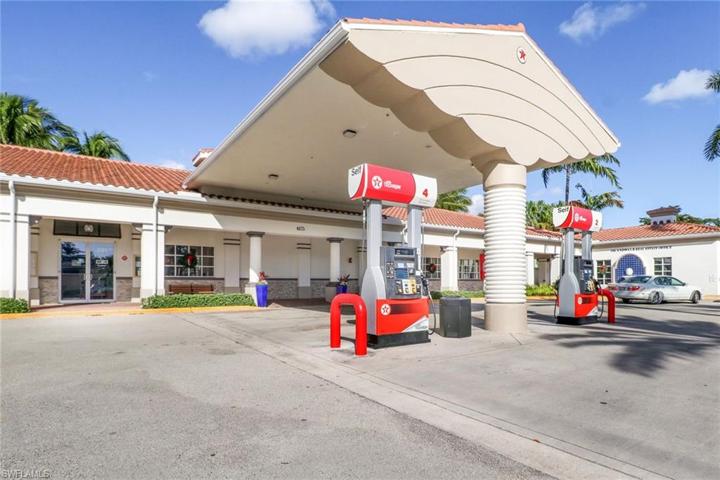 Private gas station, post office, restaurant and more