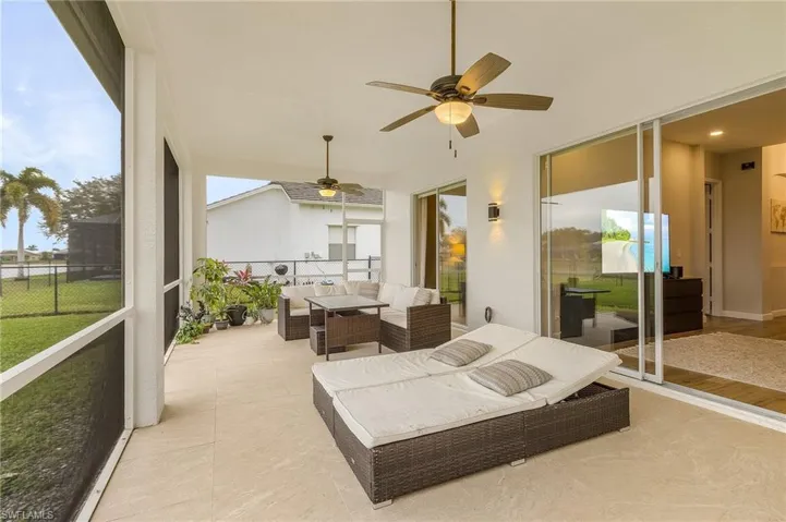 Tiled and Screened In Lanai