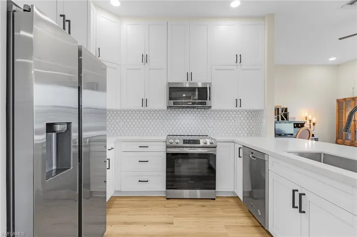 Floor to Ceiling Cabinets, All New Stainless Steel Appliances