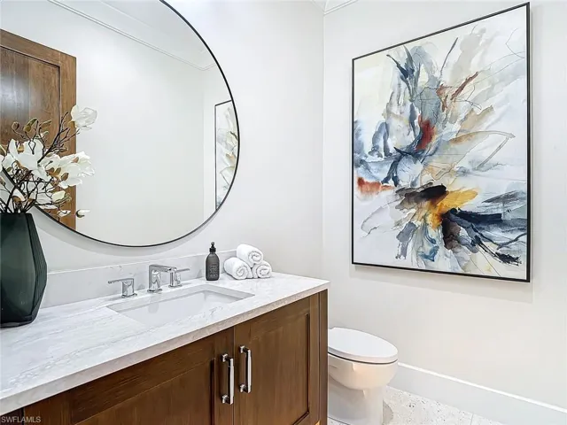 Half Bath for guest use.