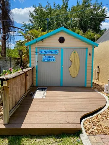 Hobby shed 16' x 10' added in 2005 with a composite sundeck and concrete curbing!