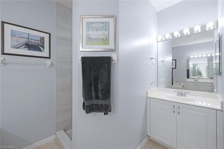Prepare for your day with ease. There are two separate sink areas!