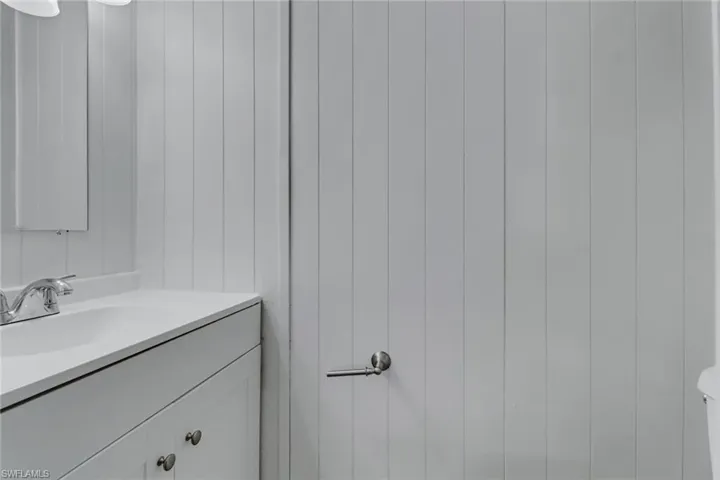 Half Bathroom located in the Primary Bedroom