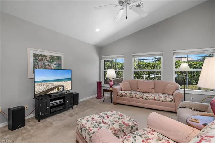 Family Room Overlooking Pool