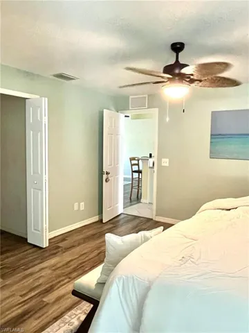 Master Bedroom off Kitchen