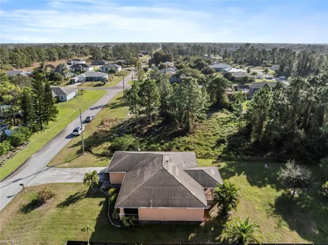 Bird's eye view from right side of the house - no neighbors to the left