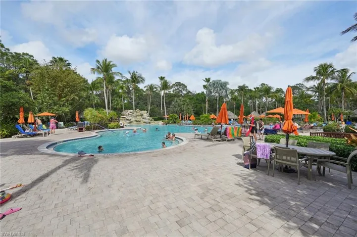 Pool with a patio