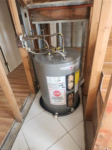 Hot Water Heater in Under-stair Closet