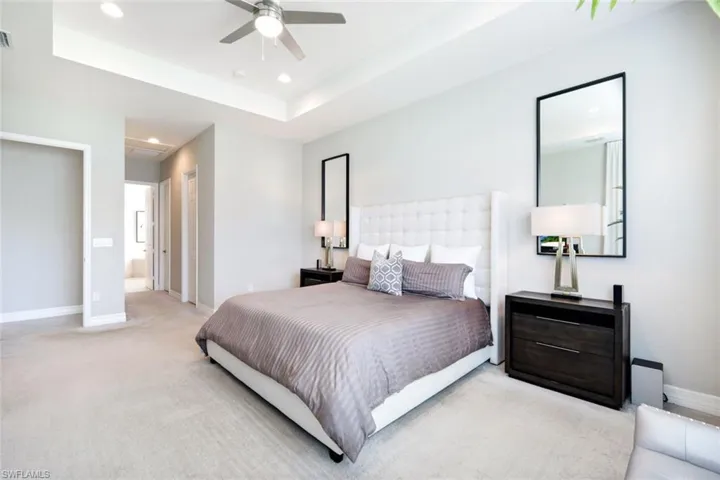 With Upgraded Tray Ceiling & Recessed Lights!