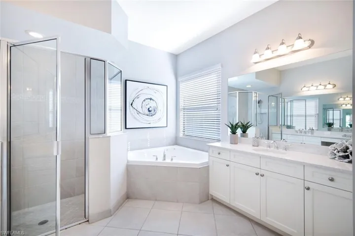 With 2 Sinks, Water Closet & Double Clothes Closets!