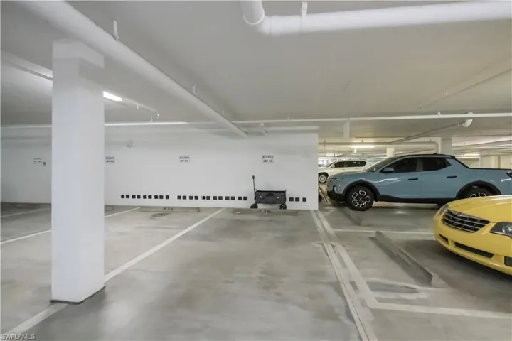 View of parking garage