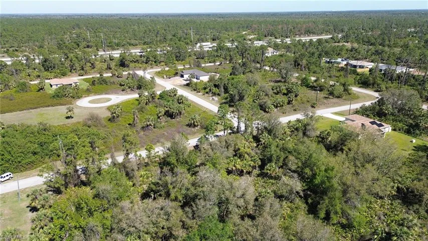 Drone / aerial view featuring a forest view