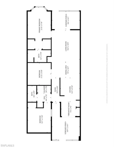 View of floor plan / room layout