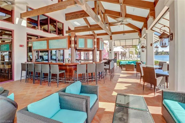Clubhouse outside bar