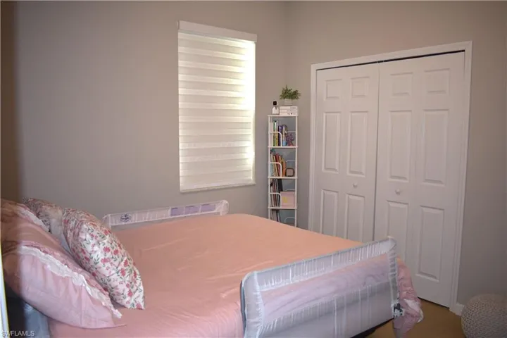 Bedroom with a closet