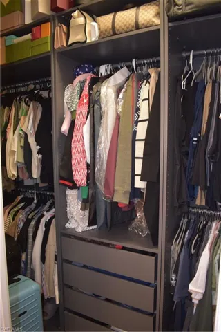 View of closet