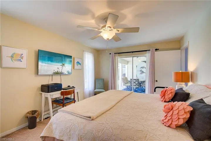 Your own private access to the lanai space from the Master bedroom