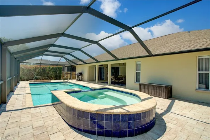 The pool is 28' x 13' of swimmable space. Also larger than average