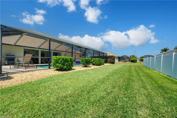 Lush green grass with room for the kids and pets to run and play