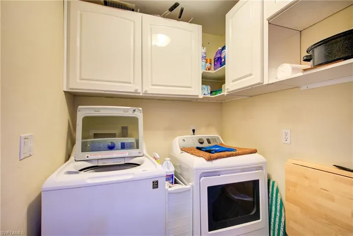 The convenience of laundry in the home, helps keep you cool!
