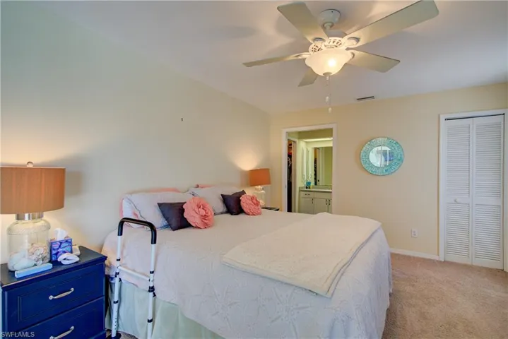 The Master bedroom is substantial at 16' x 12'