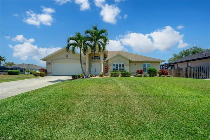 Welcome home to SW Cape Coral, and a well established neighborhood