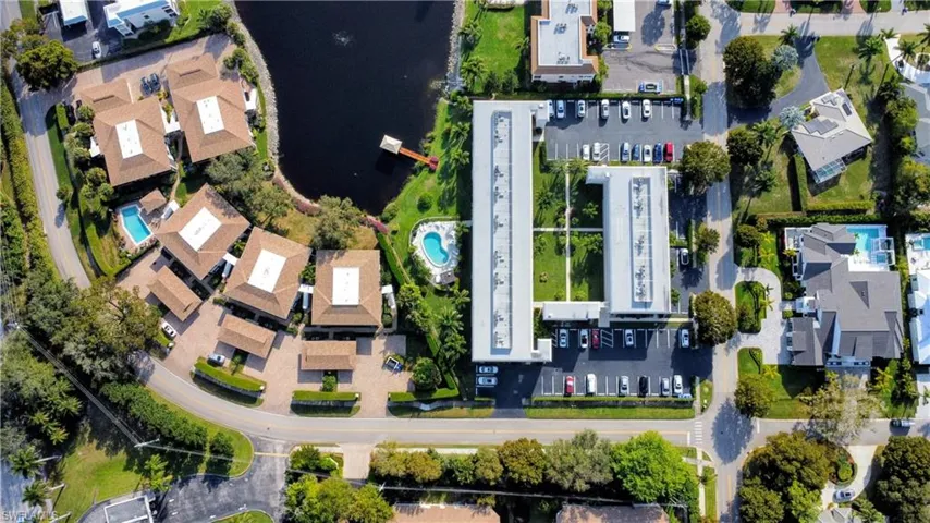 Aerial overview of property's location