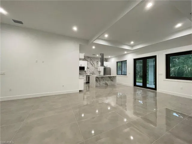 View of unfurnished living room