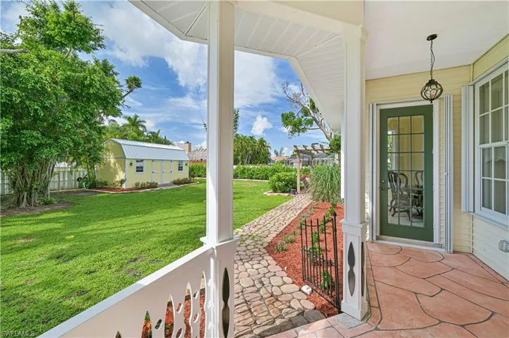 View of patio / terrace featuring covered porch