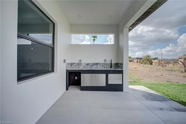 View of patio