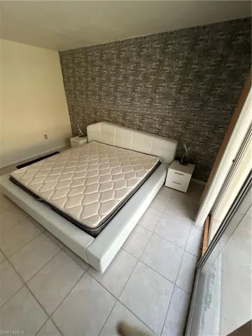 View of tiled bedroom