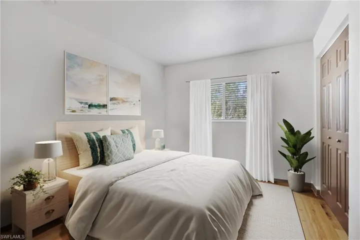 Photo includes reality renovation and/or staging to showcase the possibility of the Guest Bedroom. Design services included with purchase!