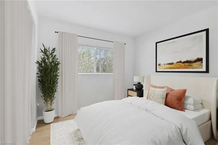 Photo includes reality renovation and/or staging to showcase the possibility of the Guest Bedroom. Design services included with purchase!