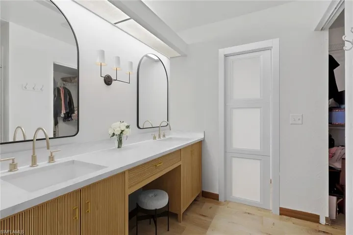 Photo includes reality renovation and/or staging to showcase the possibility of the Primary Bathroom. Design services included with purchase!