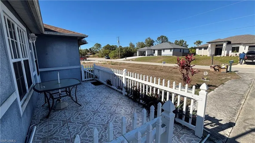 Balcony with a residential view