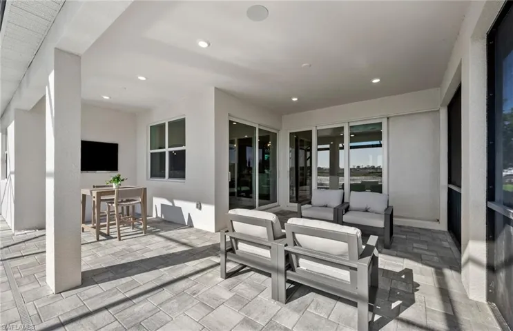 View of terrace with an outdoor hangout area