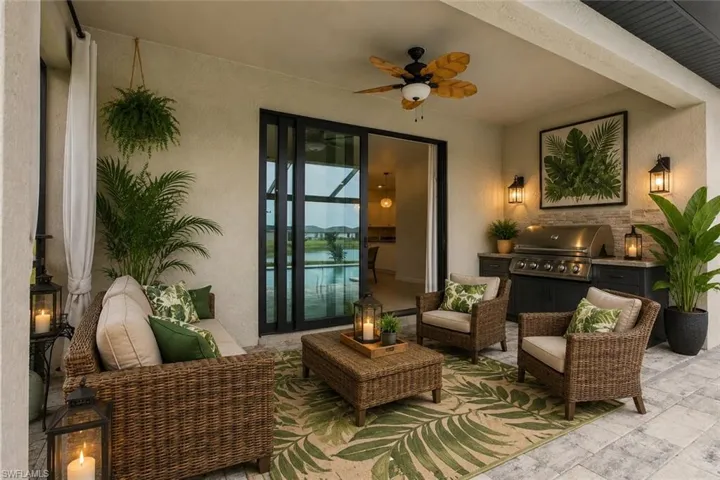 Virtually Staged photo - lanai