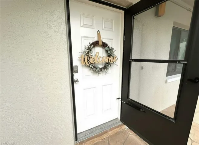 View of exterior entry
